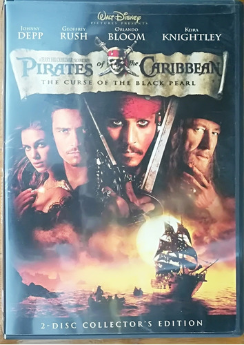 Película Dvd Ori- Pirates Of The Caribbean, The Curse Of The