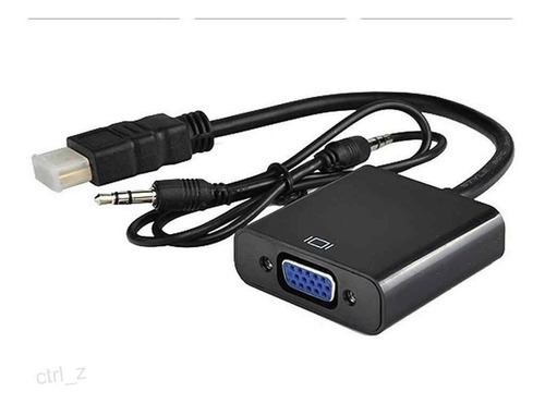 Cable Adaptador Conversor Hdmi A Vga Con Audio 5205am