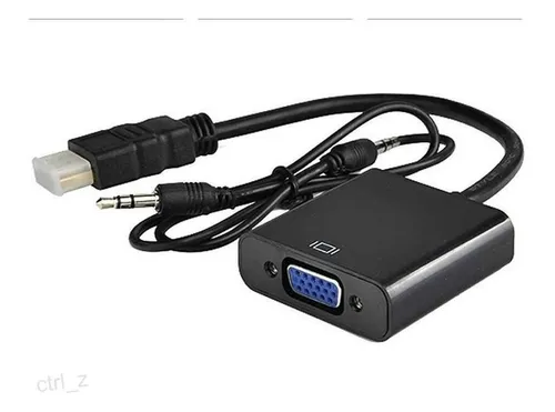 Adaptador de VGA a HDMI con Audio USB en Venta