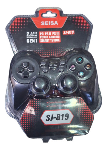Joystick Inalambrico Recargable Seisa Para Ps2