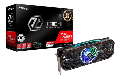 Placa De Video Amd Radeon Rx 6800 Xt Taichi X 16g Oc Pc