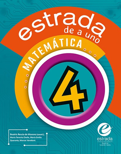 Matematica 4 Estrada De A Uno (novedad 2022)