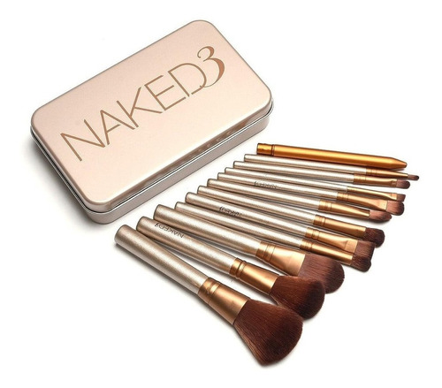 Brochas De Maquillaje Set 12, Ojos Naked Profesional