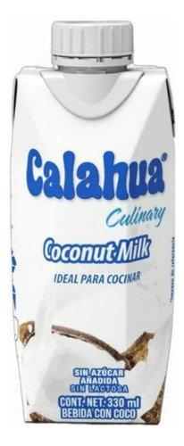 11 Pzas Leche De Coco Calahua Culinary 330 Ml