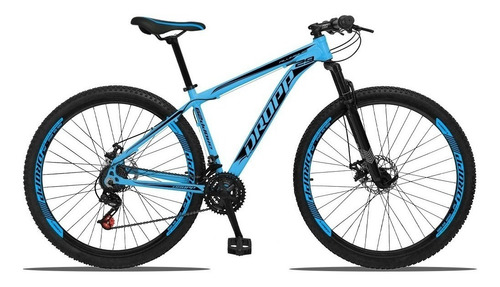 Mountain bike Dropp Bikes Aluminum 2020 aro 29 15.5" 21v freios de disco mecânico cor azul/preto