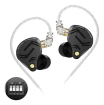 Comprar Audifonos Kz Zs12 Pro X Con Switches Sin Microfono In-ear Color Negro
