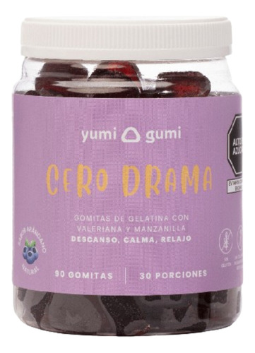 Cero Drama Gomitas Yumi Gumi 90 Und Arándano