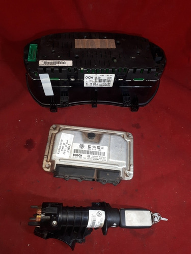 Imagem 2 de 3 de Kit Módulo De Injeção Polo 08 1.6 8v Gas 032906032ak V1957