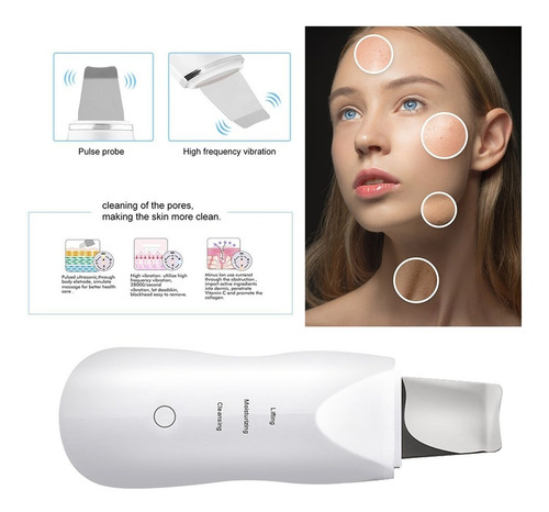 Imagen 3 de 10 de Limpiador Facial Ultrasónico, 3 En 1 Con Accesorio Para El A