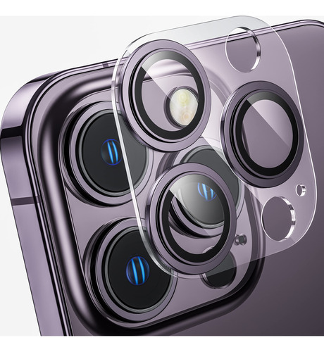 Protector Lente Camara Para iPhone 14 Pro Max Anillo Metal