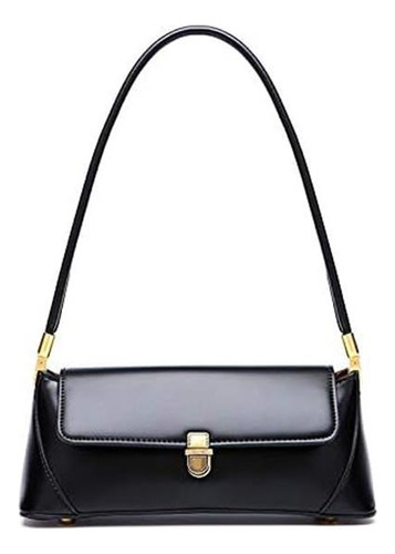 Bolsa Feminina De Ombro Preta Vintage, Bolsa RetrĂŽ ClĂĄssica