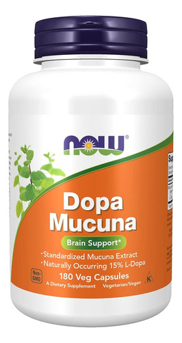 Now Supplements, Dopa Mucuna, Extracto De Mucuna Estandariza