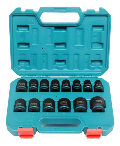 Set Tubos De Impacto Total Bocallaves Cortos 1/2'' 14 Piezas