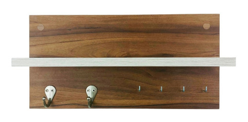 Portallaves Organizador De Pared Melamina Moderno Perchero Color Lombardia
