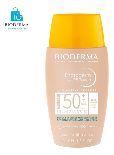 Bioderma Photoderm Nude Touch Spf50+ Mixta/grasa T.muy Claro