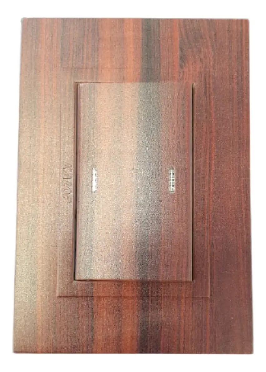 Llave de Luz Kalop Zen Concept Combinada Madera Algarrobo A1