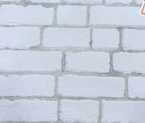 Gres Ceramica Portuguésa Brick Blanco 33x47 Tipo Piedra 1,10