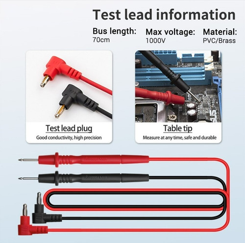 Multitester Multímetro Tester Digital Lcd Dt9205a