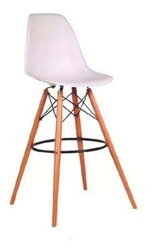 Butaca Eames Silla Alta Moderna Blanca