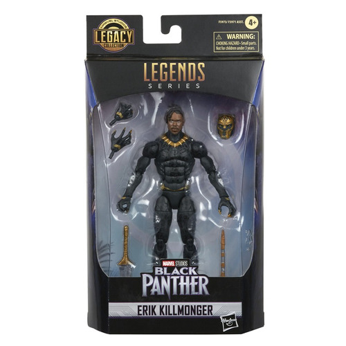 Figura De Acción Erik Killmonger Marvel Hasbro Black Panther