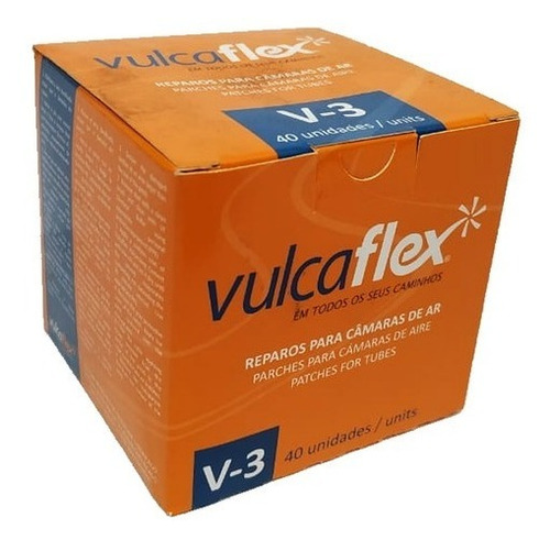 Vulcaflex V3 Remendo A Frio 60mm Cx 40 Pçs