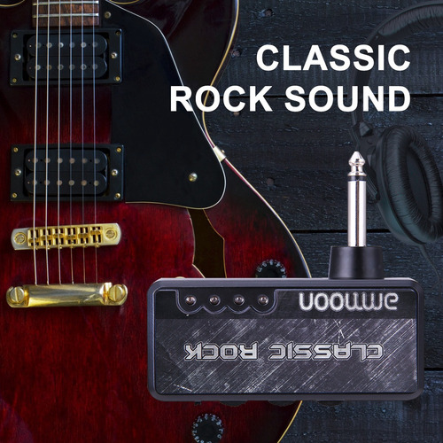 Mini Amplificador De Fone De Ouvido De Guitarra Elétrica