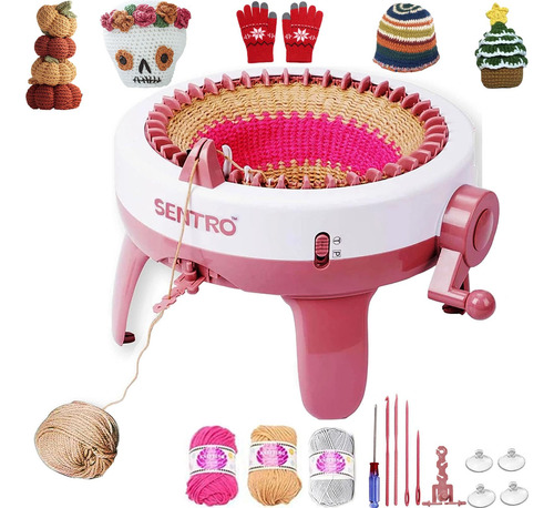 Máquina De Tejer Sentro 40 Agujas Kit Circular Automático