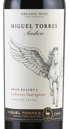 Pack De 12 Vino Tinto Andica Torres Órganico Cabsauv-carm 75