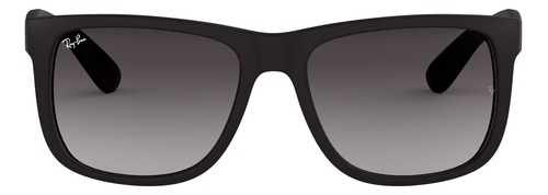 Óculos De Sol Masculino E Feminino Rb4165l Justin Classic Preto Lentes Transparente Ray-ban