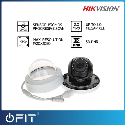 Imagen 4 de 9 de Cámara Domo Ip Hikvision Ds-2cd1101-i 1mp 2.8mm Ip67 Full