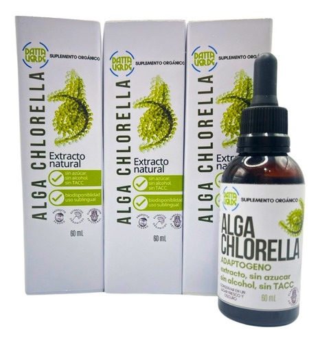 Alga Chlorella Clorela Combo Pack 180ml