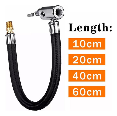 De Metal De Conexión De Extensión De 80 Cm Desinflado