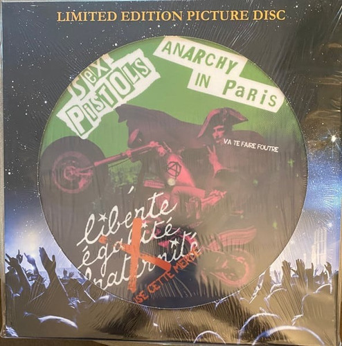 Vinilo Sex Pistols/ Anrchy In Paris (picture Disc) 1lp