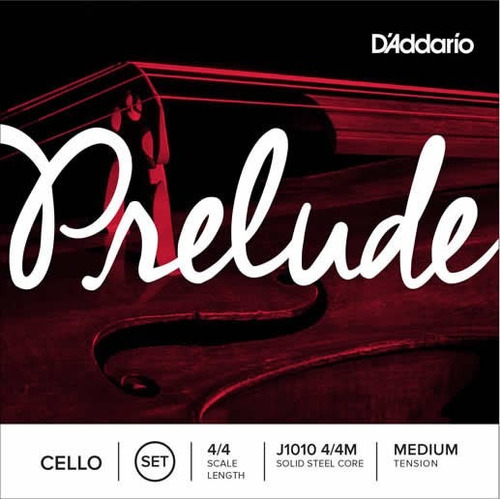 Cuerdas Para Violoncello D'addario Modelo Prelude 4/4