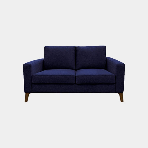 Love Seat Praga Holland Velvet Midnight - Inlab Muebles