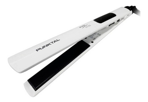 Imagen 1 de 3 de Planchita de pelo Punktal PK-325BW blanca y negra 110V/240V