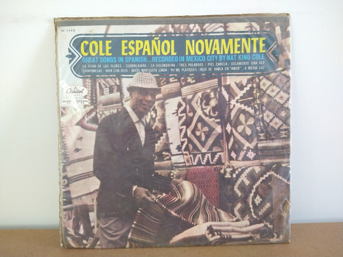 Nat King Cole - Cole Espanol Novamente - Lp Vinil