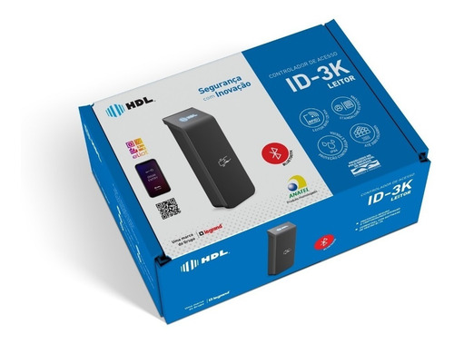 Imagem 4 de 5 de Controlador De Acesso Id 3k Hdl App Bluetoot E Tag Rfid