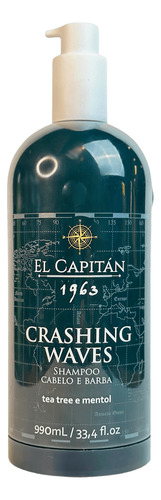 Kit Shampoo Condicionador Crashing Waves 990ml El Capitan