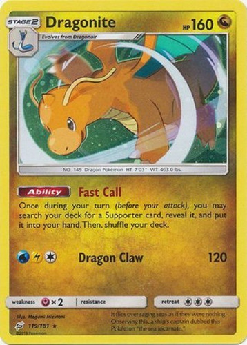 Dragonite 119/181 Alternate Holo Promo Pokemon Tcg