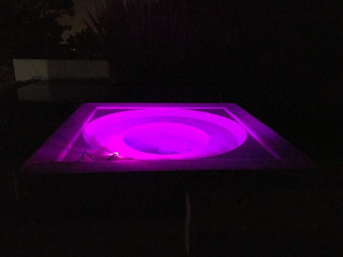 Lampara Led Color Alberca Globrite 12v 15w 30ft C/nicho 2pz