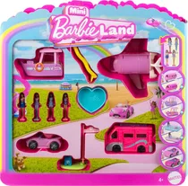Comprar Casa De Muñecas Barbie Mini Con 3 Vehículos Y 4 Muñecas