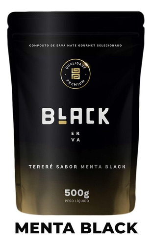 Erva Mate Menta Black Tereré Black Qualidade Premium 500g