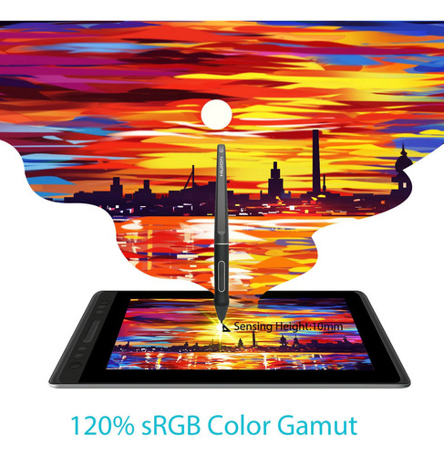 Imagen 2 de 8 de Huion Kamvas Pro 13 Lápiz Sin Batería 13.3 Pantalla De Ta...