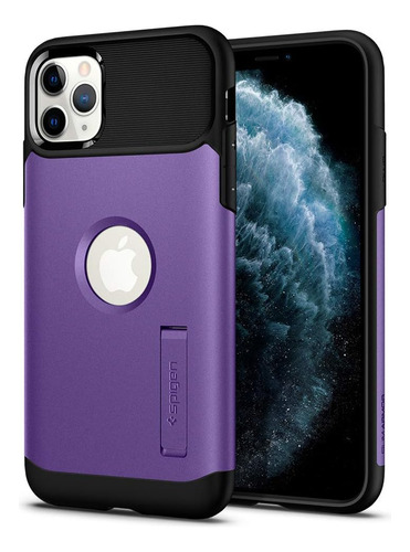 Carcasa Protectora Spigen Para iPhone 11 Pro Color Púrpura