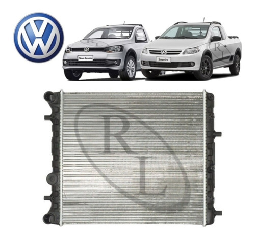 Radiador Vw Saveiro 2013 2014 2015 2016 2017 2018 Sem Ar