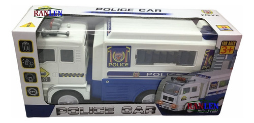 Camion De Policia Police Car Interactivo 25cm Luz Sonido