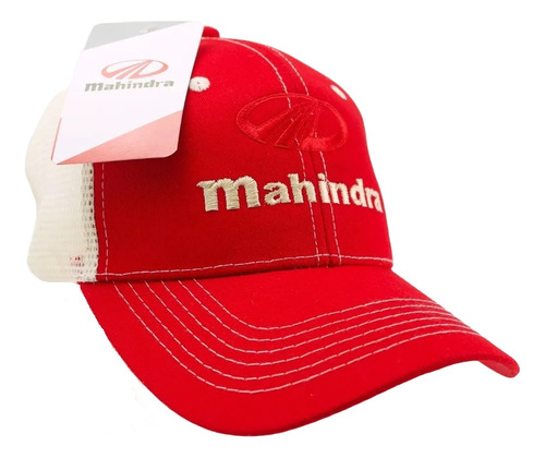 Gorra Mahindra Roja Malla Crema Ajustable - 70237