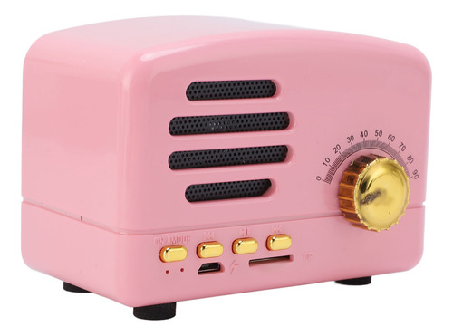 Altavoz Retro Portátil Recargable Con Reducción De Ruido Lin