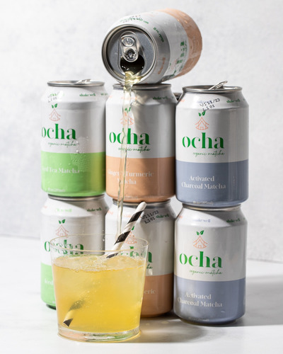 Té Matcha Ocha - Bebida Enlatada Organica Pack 3